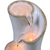 Haobos Indoor Water Fountain Imitation Ceramics Appearance Tabletop Fountain Relaxation
