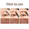 2-in-1 Eyebrow Powder Kit, Eyebrow Pomade – Includes Palette, Pencil,
