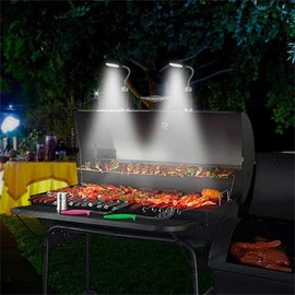 LED BQ Light, Multifunctional BBQ Light, Super Bright with 15 LEDs and 360 Degree Flexible Gooseneck Smoker Accessories