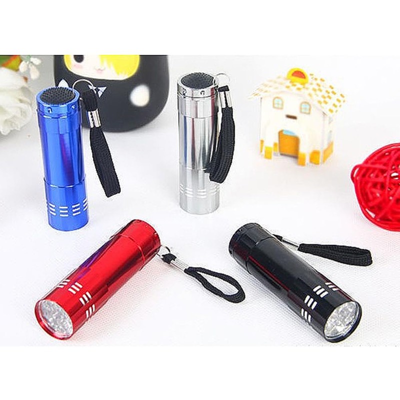 OSALADI 9 UV Blacklight flashlights Glow in Dark flashlights Mini