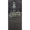 Tabasco (5) Tabasco Pepper Sauce Chrome Wire Condiment Holder 6