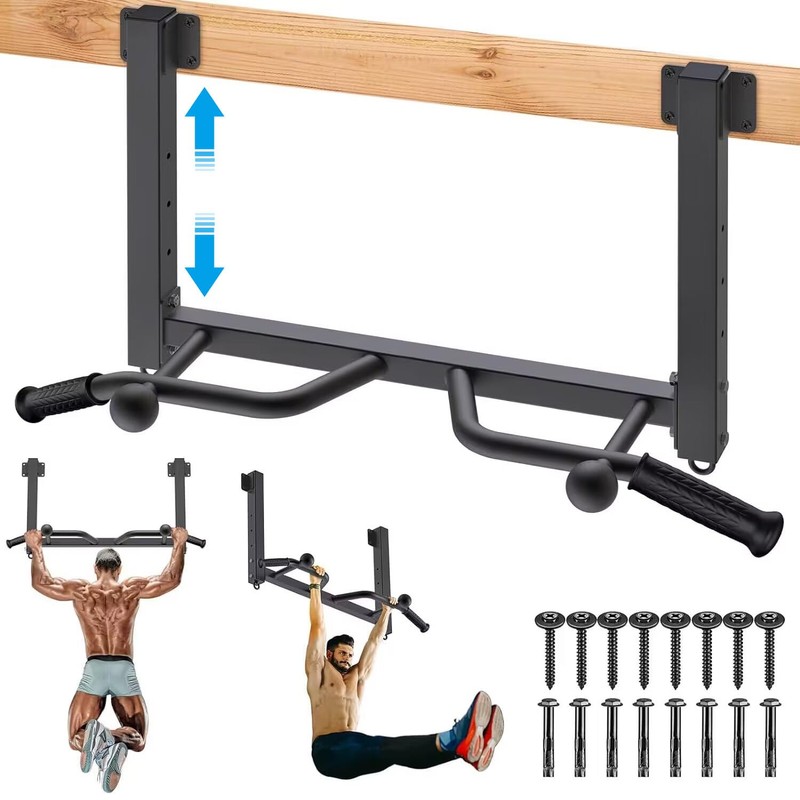 Kipika 32" Ceiling Mounted Pull Up Bar - Heavy Duty,