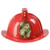Jr. Fire Fighter Red Helmet w/Lights & Siren Costume Hat