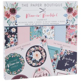 The Paper Boutique - Bloomin Beautiful - Paper Kit, 8"x8"