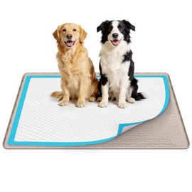 Lanstics 50" x35" Pee Pad Holder for Dog Puppy Pad Holder Khaki