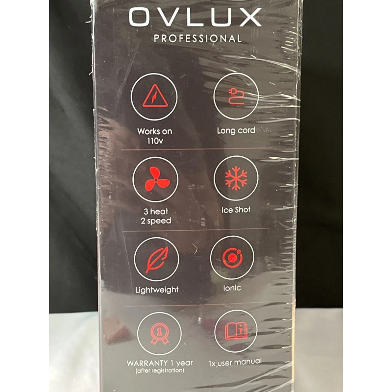 Ovlux LX-6655 Electric Long Cord 2800 Watt Lightweight Professional Hair