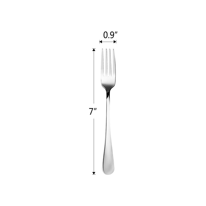 Dessert Forks,Stainless Steel Cutlery Dessert Fork Set, Pack of 12