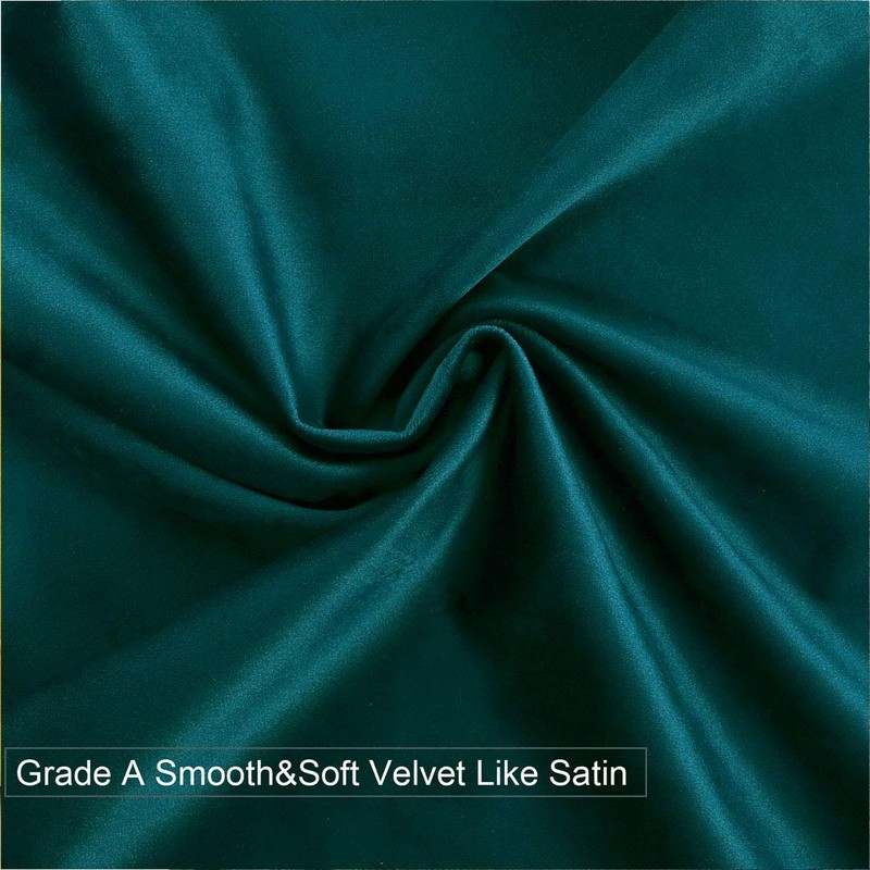 Teal Cushion Covers Velvet 18×18IN Set of 2 Green 45×45CM