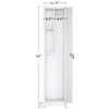 LUCYPAL Broom Closet Storage Cabinet,65" H Metal Cleaning Tool Cabinets
