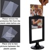 Meonua Double Sided Standing Picture Frames 4x6 Inch Pedestal Photo