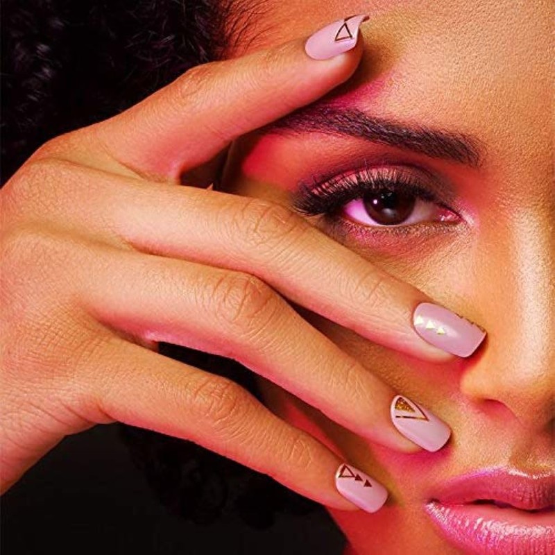 KISS Nail Art Style Stickers, DIY Manicure Kit, Style 'Glow