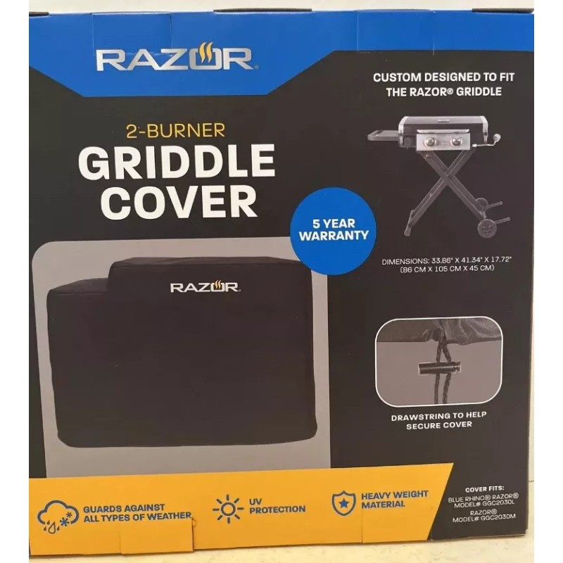 Razor 2 Burner Griddle Cover Fits w/Razor Griddle GGC2030M