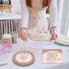 Juhap 50th Birthday Decorations for Women, Rose Gold Fifty Year