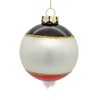 Kurt Adler 80MM Glass Nutcracker Ball Ornament