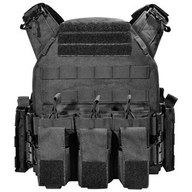 GFIRE Quick Release Lightweight Vest, Adjustable Breathable Weighted Vest for Training,32-52 Inches Adjustable Outdoor Sports Vest athletic Gift for him - Color: Gray-black