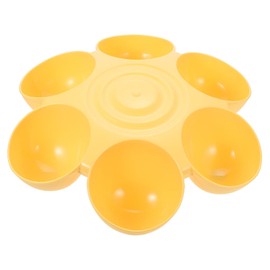 Hohopeti Pet Feeding Bowl Pet Feeders Cat Bowls for Food and Water Indoor Water Fountains Food Dispenser Eating Station for Cats Puppy Bowls Dog Food Bowls Travel Round Plastic Pet Supplies