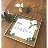 Glass Frame for Pressed Flowers, Leaf and Artwork - Hanging