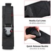 Azarxis Flashlight Pouch Holster, Tactical Molle Handheld LED Torch Holder