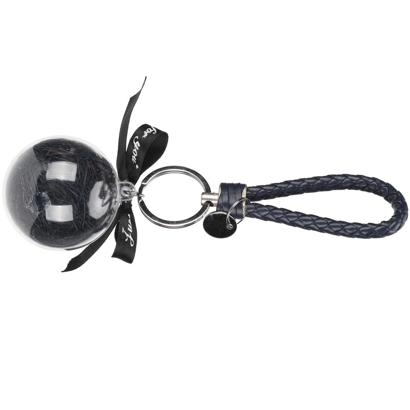 Preserved Flower Keychain Creativity Hanging Round Ball Pedant Gift Craft