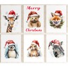 Generisch Dreamy Doodles® Poster Set of 6 Christmas Pictures High-Quality A4 Print without Frame Children's Pictures Children's Room Cute Festive Christmas Motifs