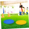 beiqilian 5pcs Football Logo Discs - Rubber Training Circles for
