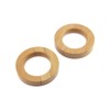 Olive-G Simple Stylish Wooden Rings Magnetic Curtain Tassels Curtain Rings