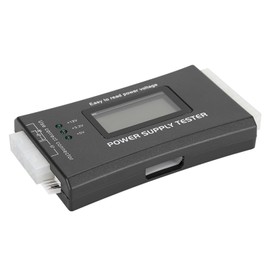 HISUEKIG Psu Tester, 20/24 4/6/8 Pin Computer PC Power Supply Tester with LCD Display for DIE/P6/P8 Output, Voltage Measurement for ATX, BTX, ITX, TFX Co