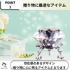 RekiLife Crystal Diamond Figurine Gemstone Object Paperweight Clear with Base