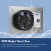 ALORAIR 260CFM Crawl Space Ventilator Fan, 6.7 Inch Basement Vent