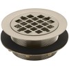 KOHLER Round shower drain for use with plastic pipe, gasket