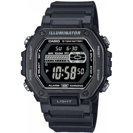 Casio Collection Men's Digital Watch Black MWD-110HB-1BVEF Resin Case and Strap