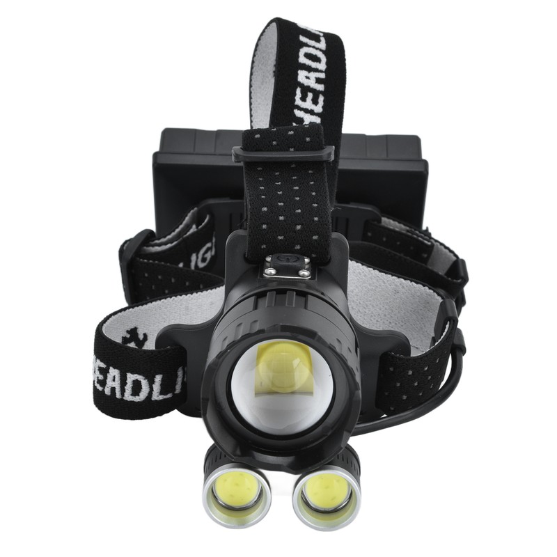 XHP160 Strong Headlight USB Charging Adjustable Waterproof Head Mounted Telescopic