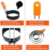 Pancake Ring for Griddle,2 Packs 6 Inch Omelette Ring for