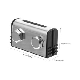 DOITOOL Sliding Window Security Lock Window Stopper for Enhanced Safety Easy Installation Strong Low Track Stopper