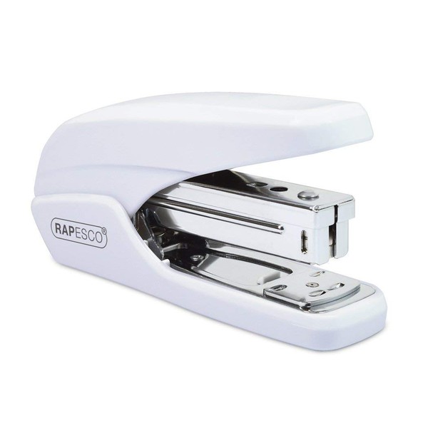 Rapesco 1311 X5-25ps Less Effort Stapler, 25 Sheet Capacity, White