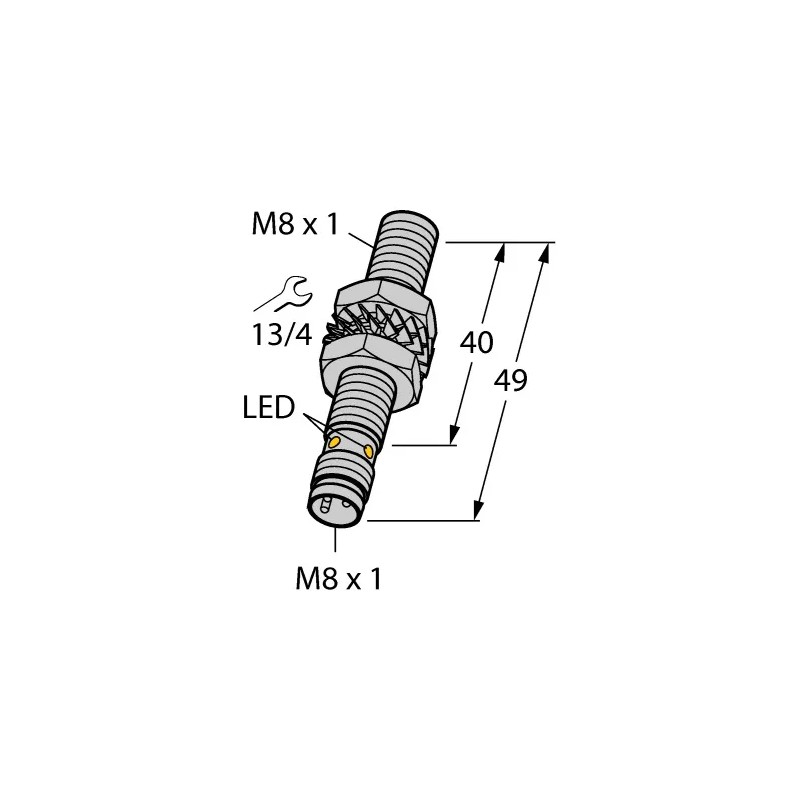 Sensor Inductivo Turck Original Bi2-eg08-ap6x-v1131