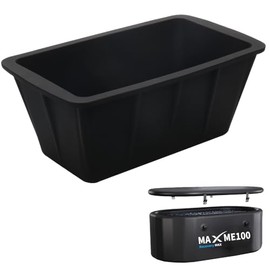 [2025 Upgraded] XL Ice Bath Plunge Tub Ice Mold With Built-in Stainless Steel