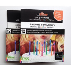 Multicolored Birthday Candles