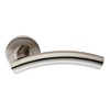 Carlisle Brass Curved 19mm Dia. Lever on Concealed Fix Sprung