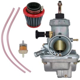 YJGZSVK Carburetor For Polaris Trail Boss 250 1987-1999 Yamaha DT100 DT125 DT175 RT100 RT180 TTR125 YZ80 YZ85 Suzuki RM65 RM80 RM85 Kawasaki KX60 KX65 Air Filter