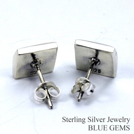 [Silver 925 2 Piece 1 Pairs] Earrings Punk Rock Gothic Cross Men's Women's; amthgpw – 093