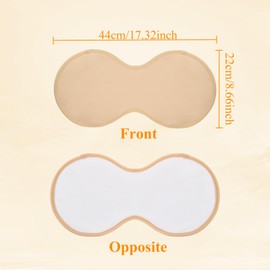 Rizinusöl Packung für Brust, Rizinusöl Wrap, Wiederverwendbare Castor Oil Pack Wrap für Bauch, Wade, Knie und Hals, Bio-Rizinusöl-Packung für Bequemen, Rizinusöl-Packung Hilfszubehör, Castor Oil Free