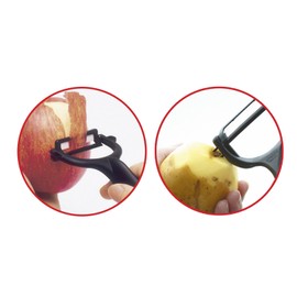 Kyocera Ceramic Horizontal Y Peeler, Orange