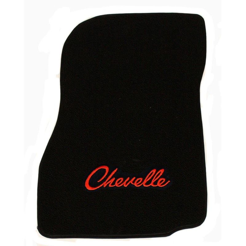 AFM NEW! 1968 - 1972 CHEVELLE Floor Mats Black Carpet