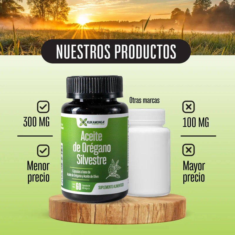 Aceite De Organo Silvestre Con Aceite de Oliva 100 Natural