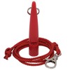 Dog Whistle - Red with lanyard