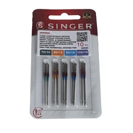 Singer N2020B10AS823R Universalnadel 2020 Mix 10er Nadel, Metall, Silber, 7 x 0,03 x 4 cm