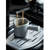 YHOJOY Espresso Cups Ceramic, Espresso Measuring Cups with Dual Measurement