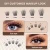 Lash Clusters DIY Lashes Extensions Kit 156pcs Soft Fluffy Eyelashes