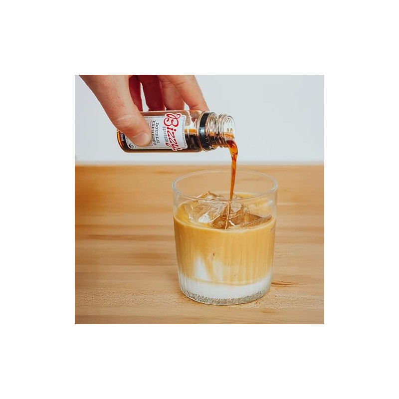 Bizzy Organic Double Espresso Shots, Medium Roast Coffee, 100 mg